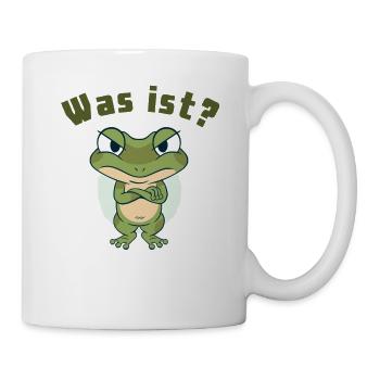 Was ist?- Frosch - Tasse - Weiß - Rechts