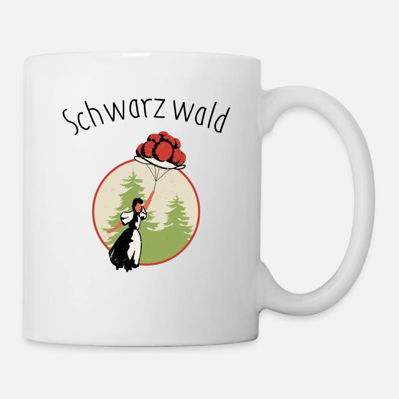 Schwarzwald - Tasse - Weiß