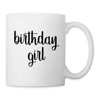 fille dont c'est l'anniversaire - Mug blanc - blanc - Droite