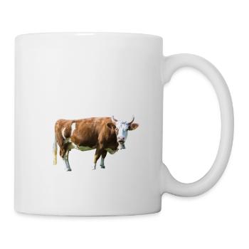 Kuh Geschenk Kinder - Tasse - Weiß - Rechts