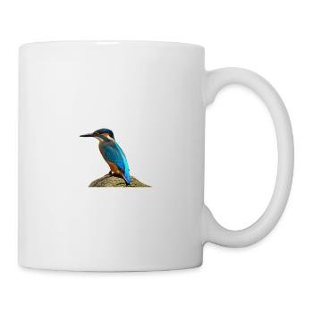 Enfants cadeau oiseau - Mug blanc - blanc - Droite