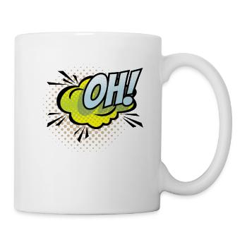 Cool 90s design OH! - Mug - white - Right