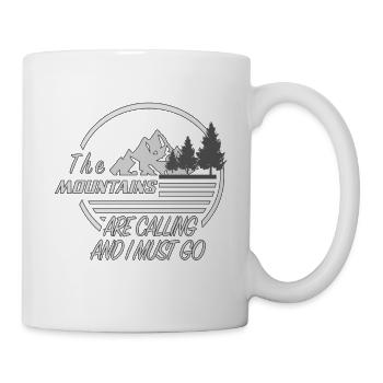 Mountain hiking - Mug - white - Right