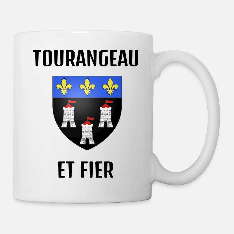 TOURANGEAU ET FIER - Mug blanc - blanc