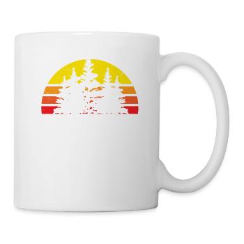 Funny Disc Golf Shirt - Stupid Tree Funny Disc Gol - Mug - white - Right