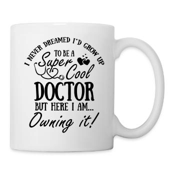 Docteur super cool - Mug blanc - blanc - Droite