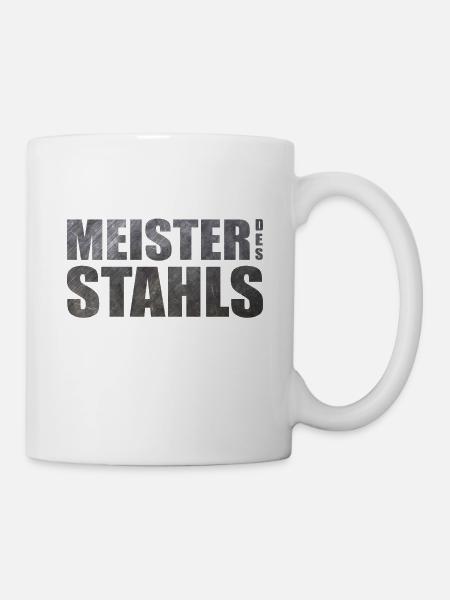 Stahl Schweißer Schlosser Metallbauer Geschenkidee - Tasse - Weiß