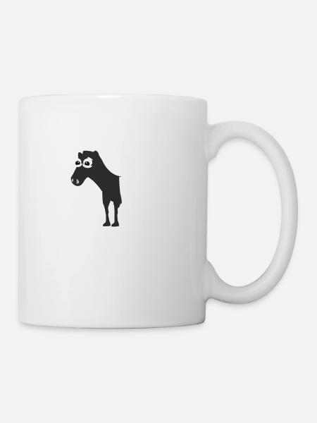 Zebra Defragmentiert Computer Programmierer - Tasse - Weiß