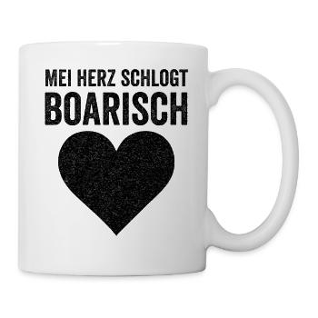 Boarisch Bayern Bayer Bayerisch Bairisch Bayrisch - Tasse - Weiß - Rechts