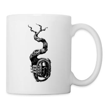 Trompete - Tasse - Weiß - Rechts