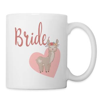 Mariée à être mariée Alpaga Llama Alpaca JGA Party - Mug blanc - blanc - Droite
