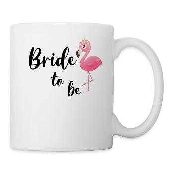 Bride To Be Bride Flamingo Flamingos Engagement JGA - Mug - white - Right