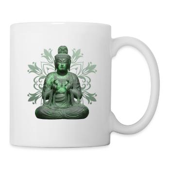 Buddhism Meditation Yoga Spirituality - Mug - white - Right