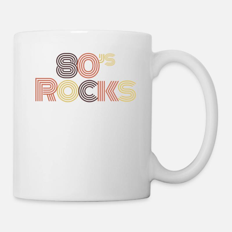 Années 80 - Mug blanc - blanc
