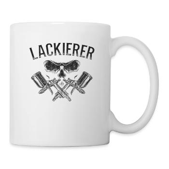 Lackierer Autolackierer Autolackierer Geschenk - Tasse - Weiß - Rechts