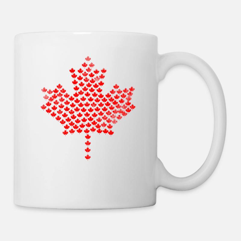Kanada Ahornblatt - Tasse - Weiß