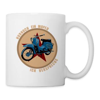 Plus qu’un mobylette escaladé simson cadeau ossi - Mug blanc - blanc - Droite