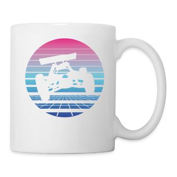 RC Auto Car Modellauto Modellbau Vaporwave - Tasse - Weiß - Rechts