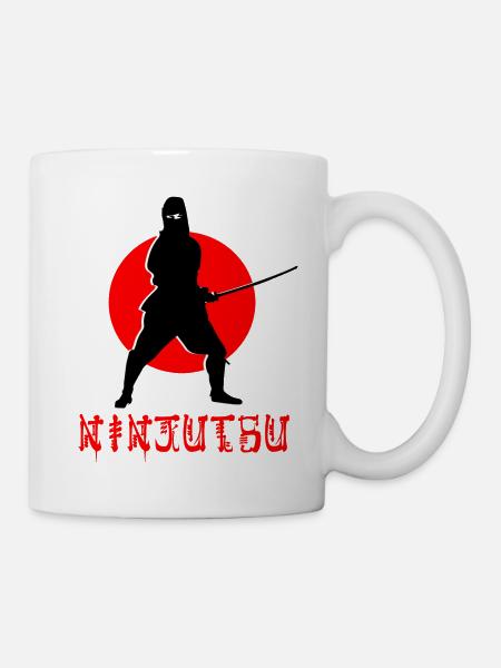 Ninjutsu Ninja Martial - Tasse - Weiß