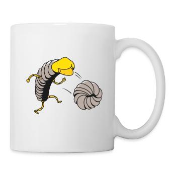 Nettes Woodlouse-Laufen - Tasse - Weiß - Rechts