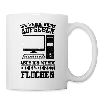 Admin Softwareentwickler Informatik Lustige Sprüch - Tasse - Weiß - Rechts
