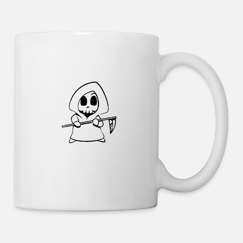 So viele Idioten und nur eine Sense Sarkasmus - Tasse - Weiß