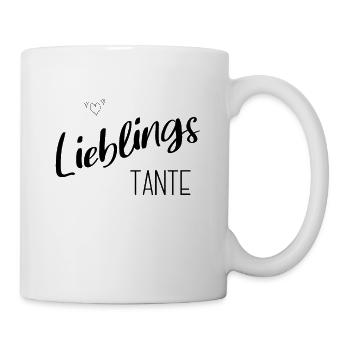 Lieblings Tante - Tasse - Weiß - Rechts