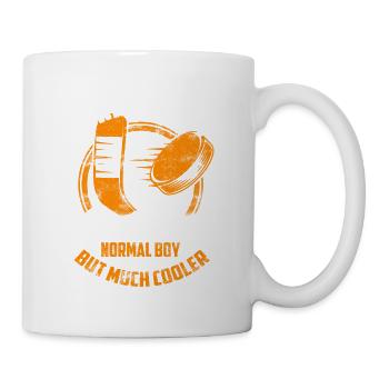 Eishockey Junge Hockey Boy Sohn Hockeyspieler - Tasse - Weiß - Rechts