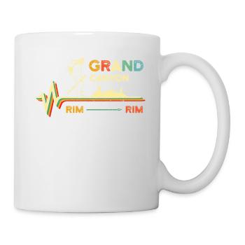 Chemise de randonnée Grand Canyon - Randonnée jante à jante - Cool - Mug blanc - blanc - Droite