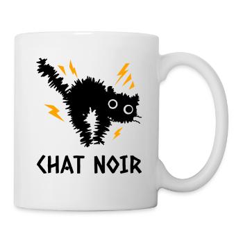 Chat Noir - Mug blanc - blanc - Droite