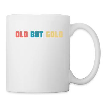 Old But Gold Birthday Present Vintage retro design - Mug - white - Right
