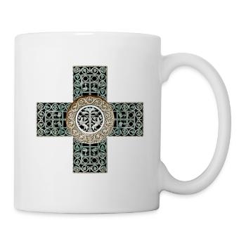Byzance Paons Mythologie - Mug blanc - blanc - Droite