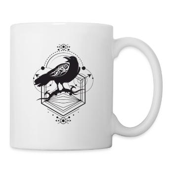 Raven spirit animal - Mug - white - Right