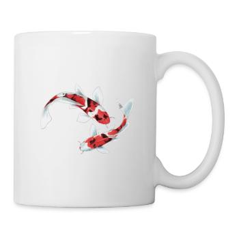 lustige Koi Kois i hob koi zeit Geschenkidee - Tasse - Weiß - Rechts