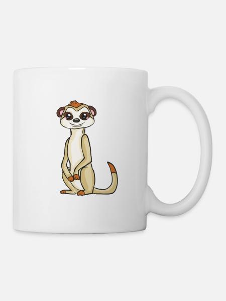 suricate - Mug blanc - blanc