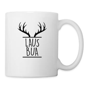 Lausbua Hirschgeweih - Tasse - Weiß - Rechts