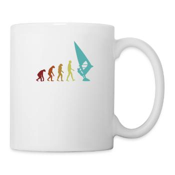 Windsurfen Evolution Surfer Wassersport Windsurfen - Tasse - Weiß - Rechts