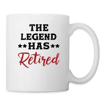 Funny Retirement gifts for Pensioner & Retired - Mug - white - Right