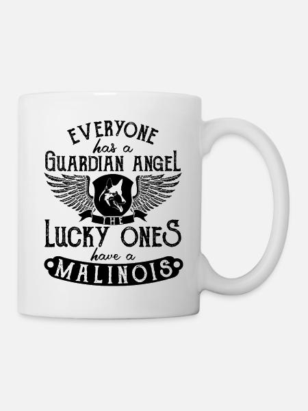 Idée cadeau chien de berger belge malinois - Mug blanc - blanc