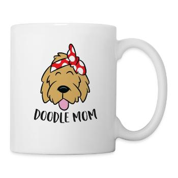 Doodle Mom Goldendoodle Mom Doodle Mama - Tasse - Weiß - Rechts