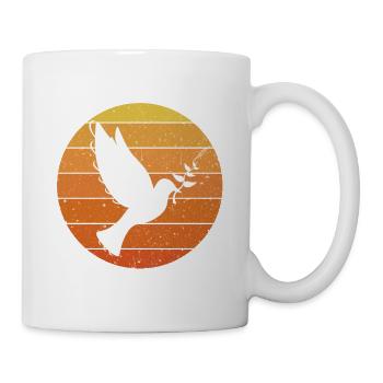 Dove of peace - Mug - white - Right