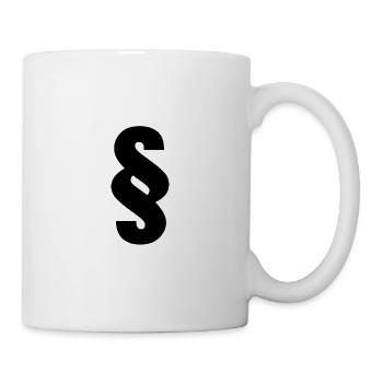Paragraph Jura - Tasse - Weiß - Rechts