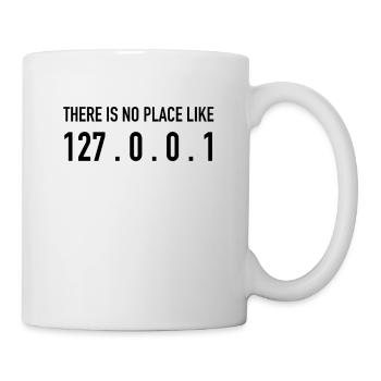 There is no place like 127.0.0.1 - Mug blanc - blanc - Droite