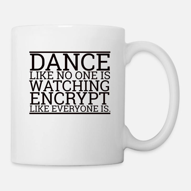 "Dance like no one" | Computer - Tasse - Weiß