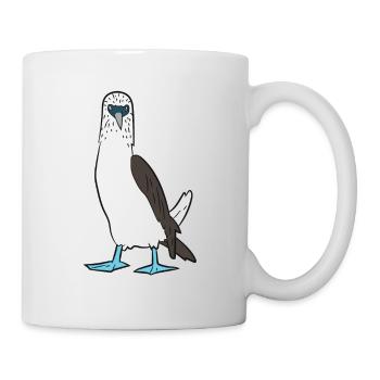 Cute Blue Foot Booby Bird Dancing Blue Foot - Mug - white - Right