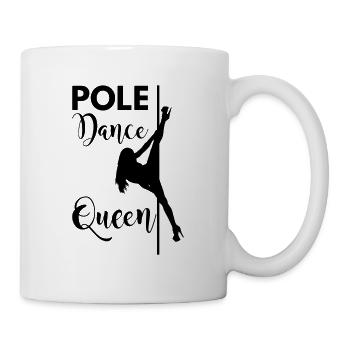 Pole dance queen dance sport fitness dancer - Mug - white - Right