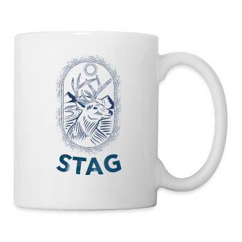 Stag, Winter Sports, Wildlife, Hunting, Stalking - Mug - white - Right