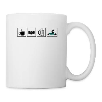 boule coffee beer sex - Mug - white - Right