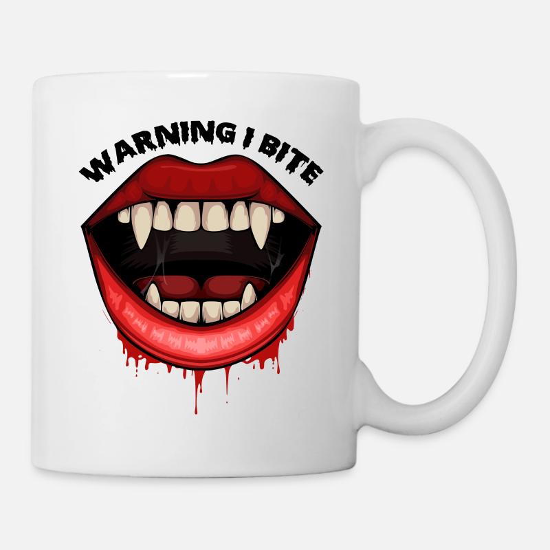 Vampir Halloween - Tasse - Weiß