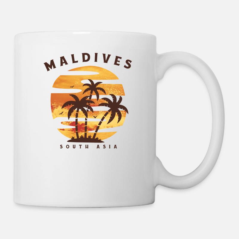 Malediven - Tasse - Weiß
